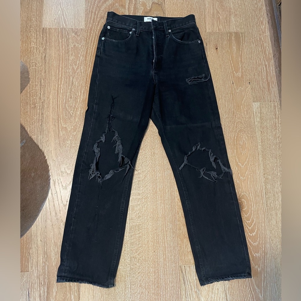 Agolde black jeans